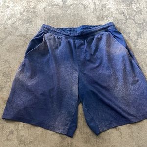 Lululemon blue and grey shorts